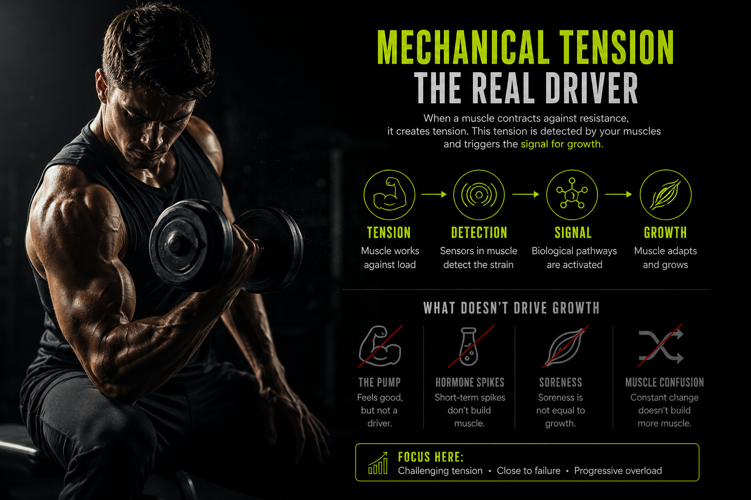 Mechanical tension is the real driver: tension, detection, signal, growth.